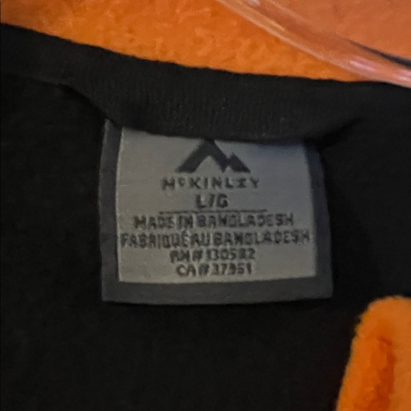 Mckinley Black and Orange Hooded Jacket - Picture 2 of 4
